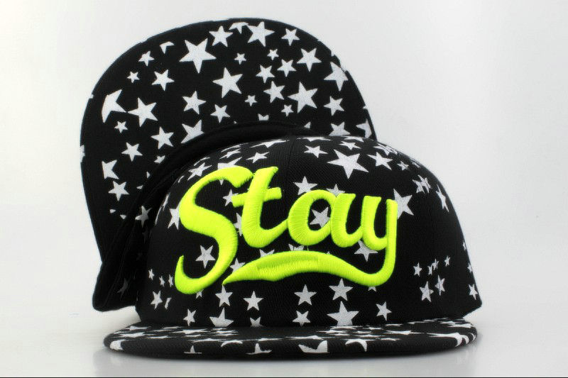 Stay Black Snapback Hat QH 0701